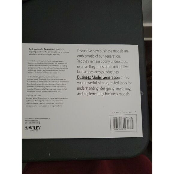 Business Model Generation: A Handbook for Visionaries, Game Changers, and... - Picture 2 of 2